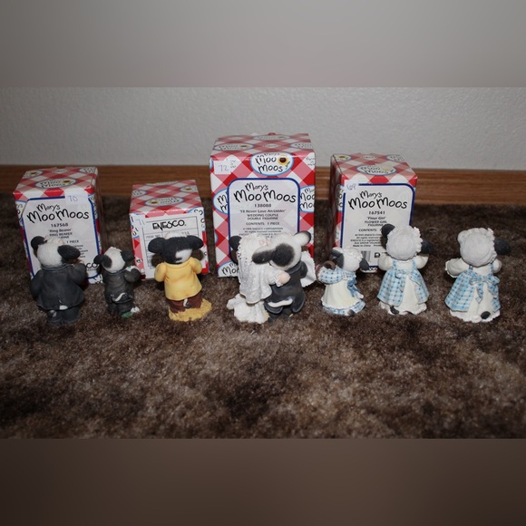 Mary Moo Moos Lot Of 33 -Random Assortment, Wedding Moo Set & Mary Moo Moo Frame - Picture 9 of 14